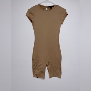 Nude Bodycon Romper ✨